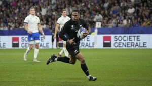 New Zealand close on World Cup quarter-final spot with 14-try mauling of Italy New Zealand close on World Cup quarter-final spot with 14-try mauling of Italy