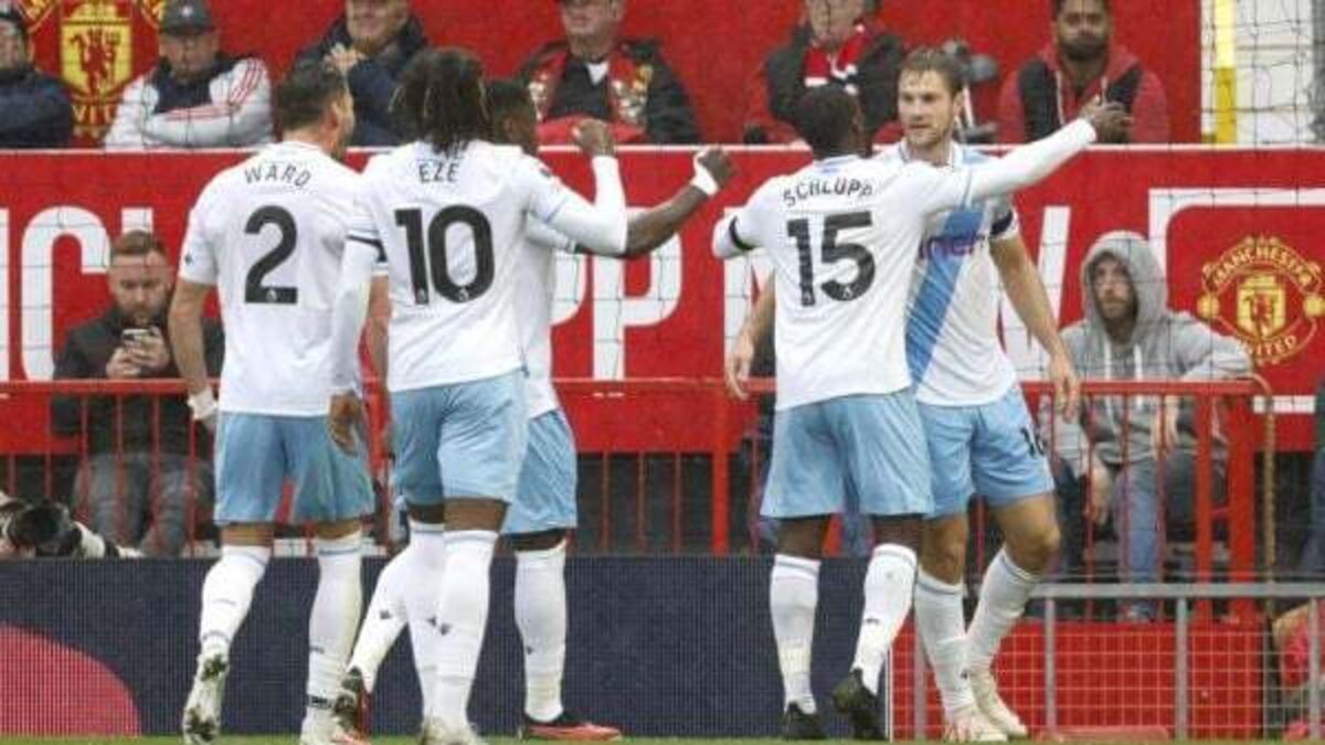 Manchester United’s struggles continue as Crystal Palace win at Old Trafford