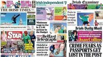 What the papers say: Saturday's front pages