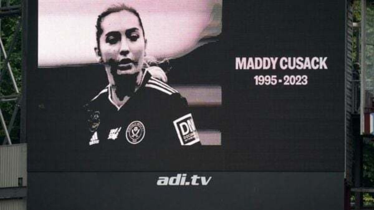 Inquest into death of footballer Maddy Cusack opened and adjourned