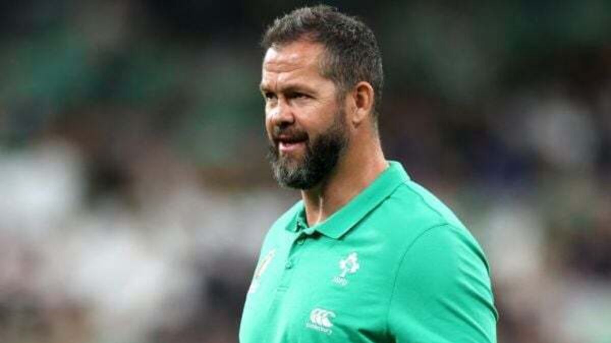 Ireland’s Andy Farrell chosen as World Rugby Coach of the Year