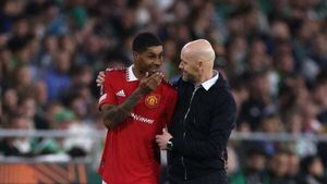 Erik ten Hag says Marcus Rashford going out after Man City defeat ‘unacceptable’ Erik ten Hag says Marcus Rashford going out after Man City defeat ‘unacceptable’