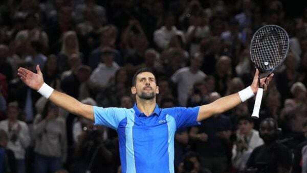 Novak Djokovic overcomes booing crowd to beat Holger Rune at Paris Masters