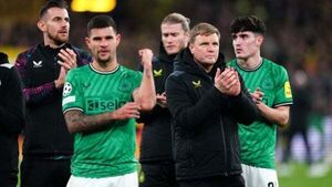 Eddie Howe knows Newcastle need two wins to keep Champions League hopes alive Eddie Howe knows Newcastle need two wins to keep Champions League hopes alive