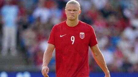 Erling Haaland to miss Norway’s clash against Scotland with foot injury