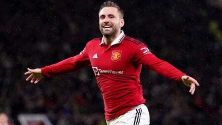 Luke Shaw back in training for Manchester United