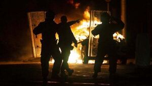 Protesters set Garda car on fire near scene of Dublin knife attack Protesters set Garda car on fire near scene of Dublin knife attack