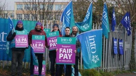 ‘Real anger’ among teachers as thousands go on strike across North