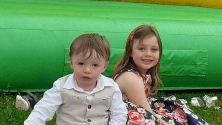 Woman pleads guilty to murder of her two children after setting fire to car