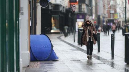 Number of people sleeping rough in Dublin up 30%