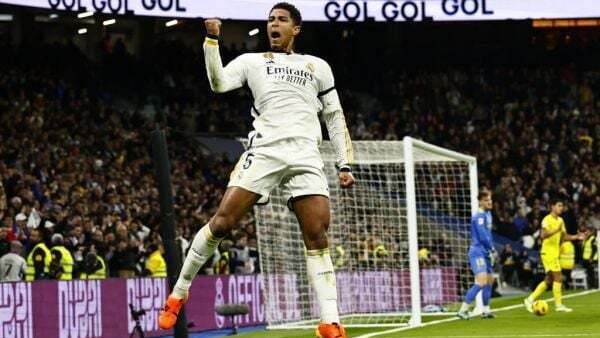 Jude Bellingham on target again as Real Madrid beat Villarreal