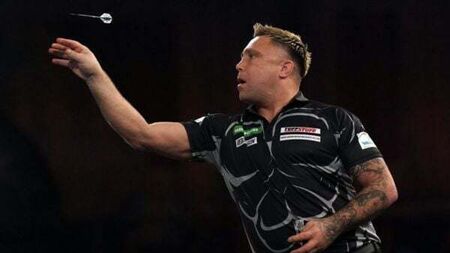 Gerwyn Price keen to keep Alexandra Palace crowd on side after easing through