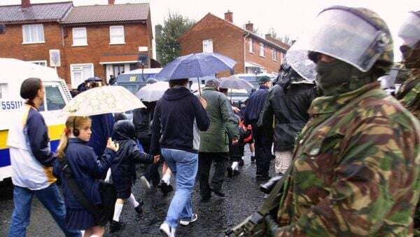 Protest at Catholic girls school a sign of ‘deeper malaise’ in Northern Ireland