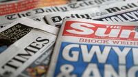 What the papers say: Saturday's front pages What the papers say: Saturday's front pages