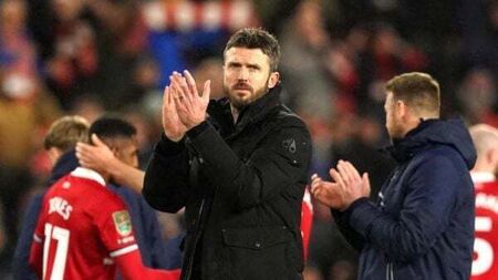 Michael Carrick urges Middlesbrough players to embrace the challenge at Chelsea