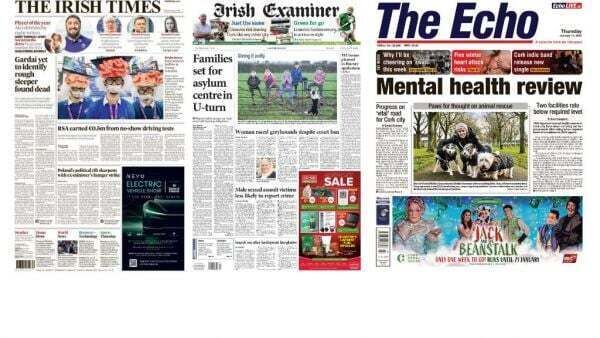 What the papers say: Thursday's front pages
