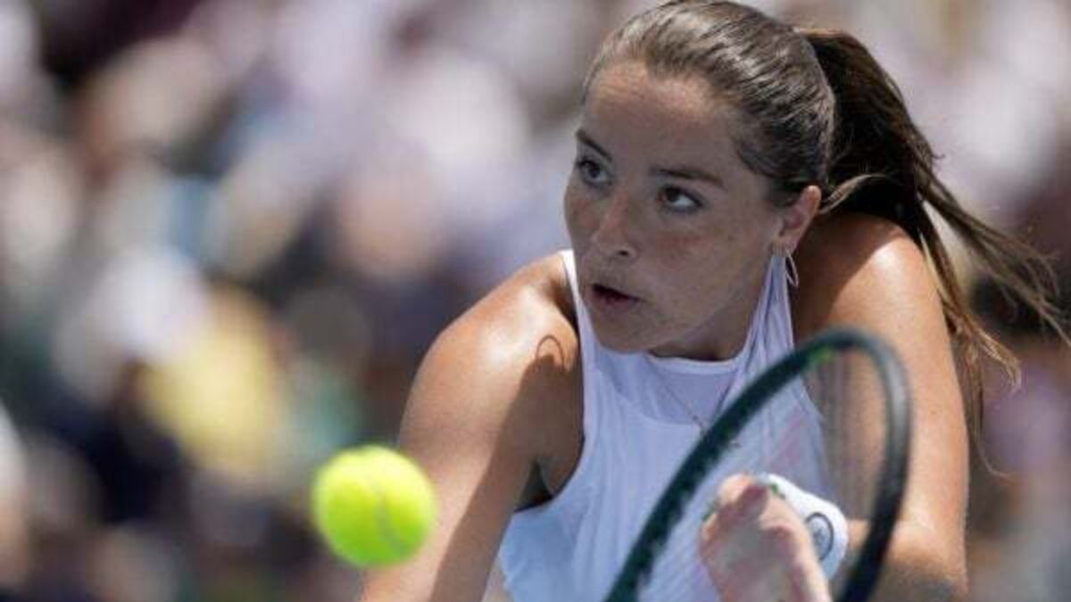 Jodie Burrage frustrated by opponent and herself in Australian Open defeat