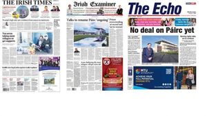What the papers say: Wednesday's front pages What the papers say: Wednesday's front pages