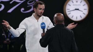 Daniil Medvedev wins five-set thriller shortly before 4am in Melbourne