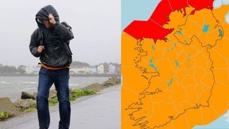 Storm Isha: 'Severe and damaging' winds to hit Ireland with orange warning for all counties