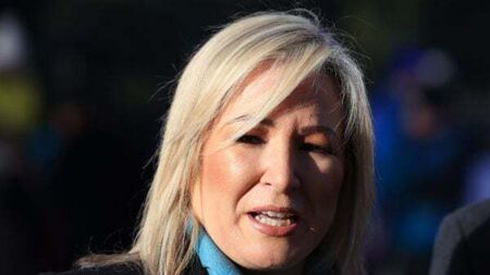 Sinn Féin says it will use St Patrick’s Day US trip to push for peace