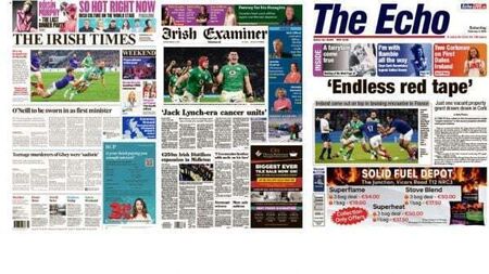 What the papers say: Saturday's front pages