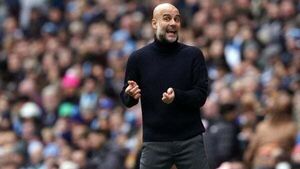 Pep Guardiola pleased as Manchester City overcome ‘difficult’ Everton test