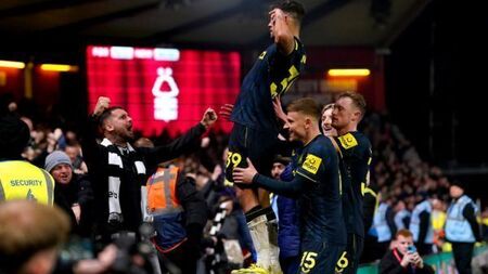 Bruno Guimaraes double fires Newcastle past Nottingham Forest