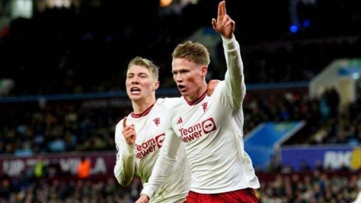 Man United close gap to fifth as Scott McTominay heads late winner at Aston Villa