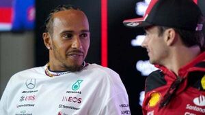 Lewis Hamilton already in contact with Charles Leclerc ahead of Ferrari switch Lewis Hamilton already in contact with Charles Leclerc ahead of Ferrari switch