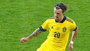 Sweden midfielder Kristoffer Olsson hospitalised due to brain condition