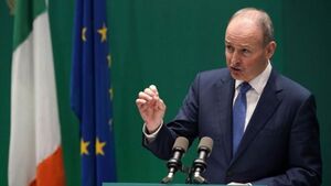 Tánaiste accuses Sinn Féin of being ‘silent on Palestine while in the US’