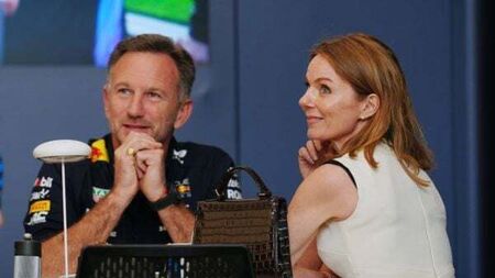 Geri and Christian Horner put on united front ahead of Bahrain Grand Prix