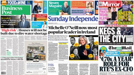 What the papers say: Sunday's front pages