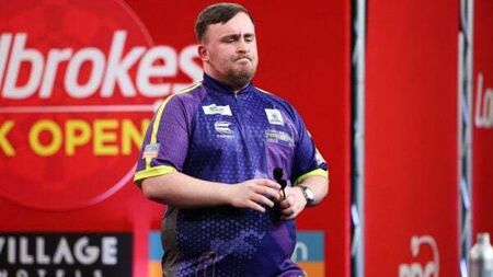 Luke Littler’s UK Open hopes dashed by Damon Heta in the quarter-finals