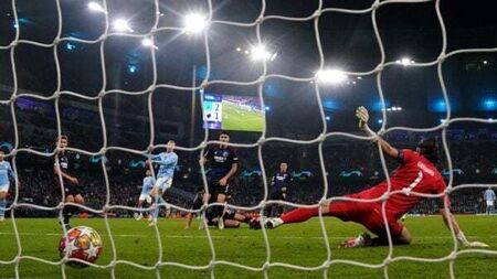 Erling Haaland on target again as Man City ease into Champions League last eight