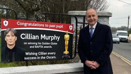 Tánaiste cheering on 'local boy' Cillian Murphy at upcoming Oscars
