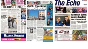 What the papers say: Saturday's front pages