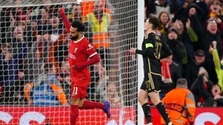 Mohamed Salah claims record-breaking goal as Liverpool hit Sparta Prague for six