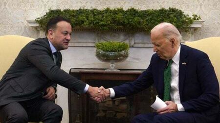 Joe Biden urges Congress to approve Ukraine aid, thanks Ireland for 'unwavering assistance'