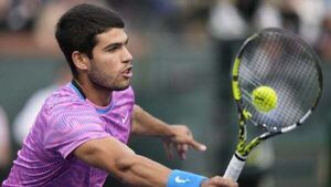 Carlos Alcaraz ends Jannik Sinner’s winning run to reach Indian Wells final