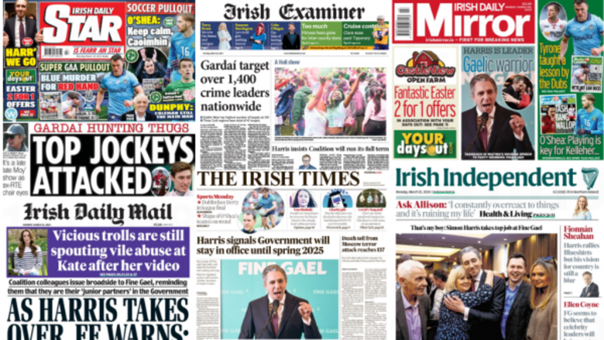 What the papers say: Monday's front pages
