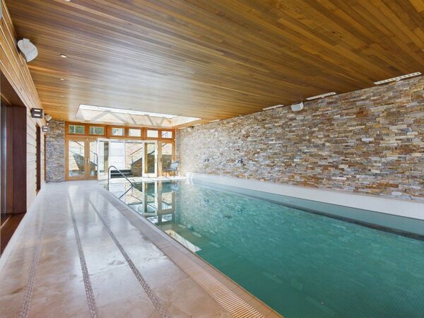 The property also has a heated indoor swimming pool