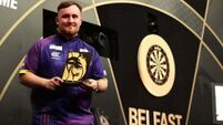 Luke Littler overcomes Nathan Aspinall to secure first Premier League win