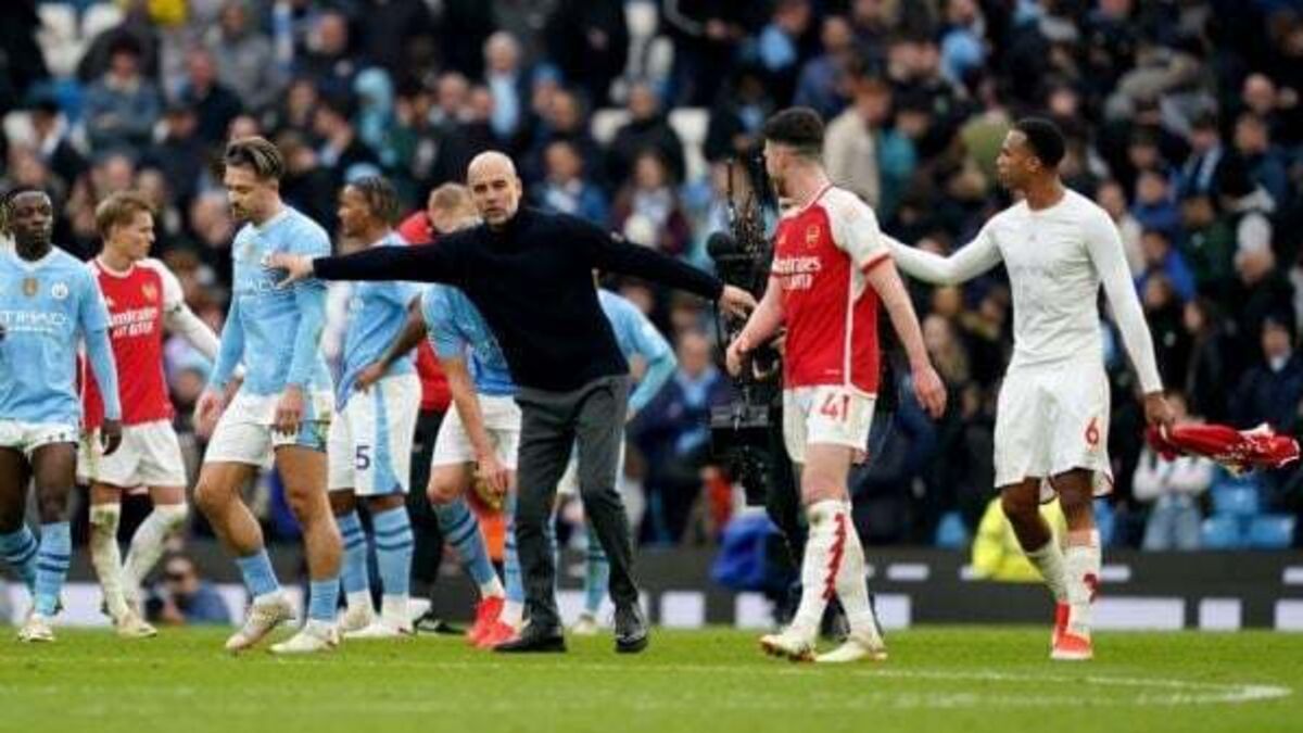 It’s not in our hands – Pep Guardiola says Liverpool now favourites for title