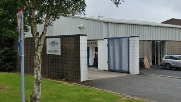 Flanagan’s premises at Unit 603, Northern Extension Industrial Park, Cleaboy Road, Waterford.