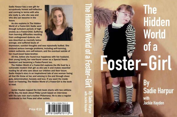 The cover of Sadie Harpur's book, 'The Hidden World of a Foster-Girl' The cover of Sadie Harpur's book, 'The Hidden World of a Foster-Girl'