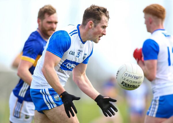Waterford’s James Power runs at the Tipperary defence. 