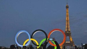 Olympic rings for the Paris Games will be displayed on the Eiffel Tower
