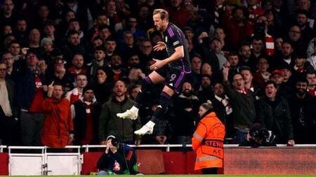 Harry Kane on target but Arsenal rally to earn first-leg draw